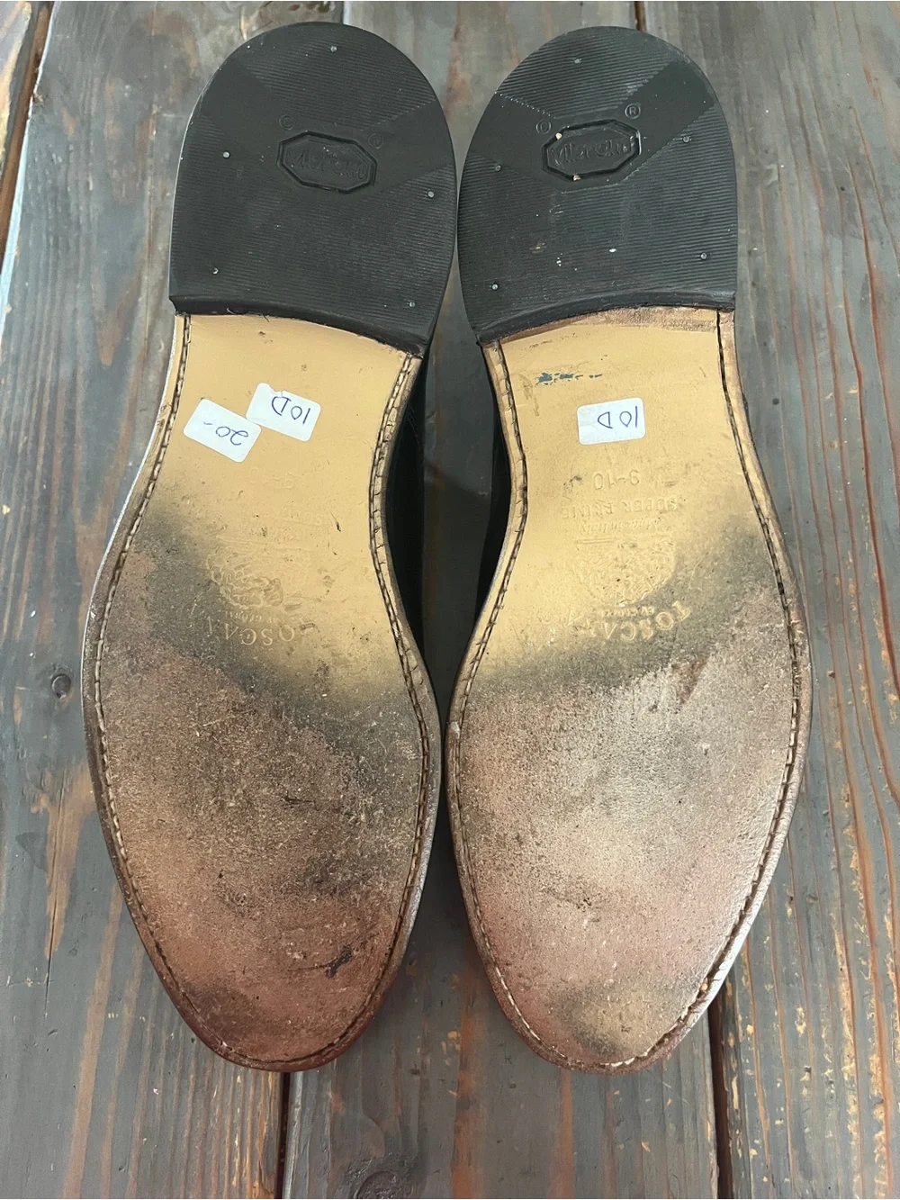 Allen Edmonds Black Leather Cap-Toe Oxford Dress Shoes